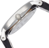 Daniel Wellington Classy Sheffield White Dial Black Leather Strap Watch For Women - DW00100068