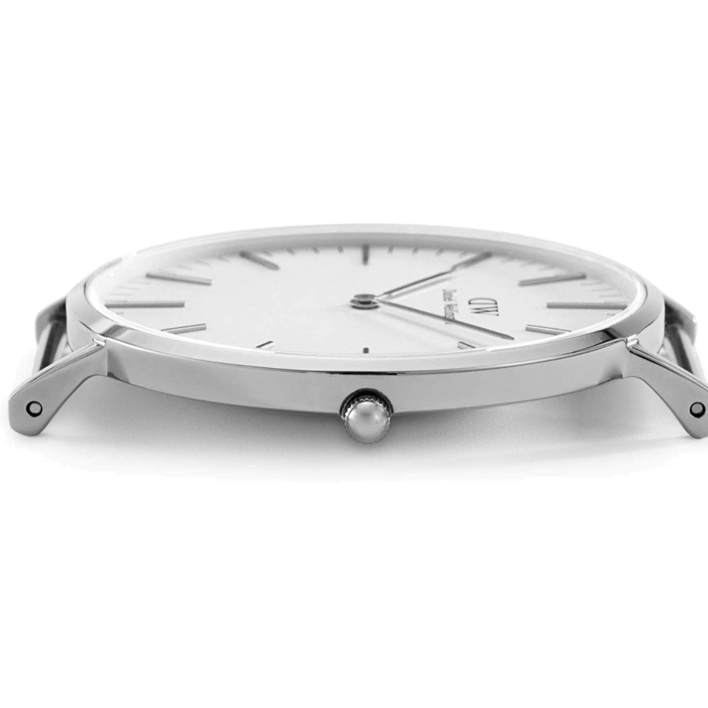 Daniel Wellington Classic Winchester White Dial Two Tone Nylon Strap Watch For Women - DW00100049