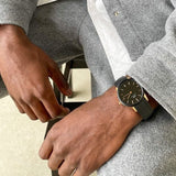 Daniel Wellington Iconic Motion Black Dial Rubber Strap 32mm Watch For Women - DW00100426