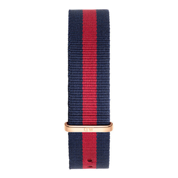 Daniel Wellington Classic Oxford White Dial Two Tone NATO Strap Watch For Men - DW00100001