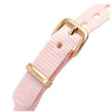 Daniel Wellington Quadro Pressed Mother of Pearl Pink Dial Pink Nylon Strap Watch For Women - DW00100509