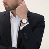 Tag Heuer Carrera Calibre 5 Automatic White Dial Brown Leather Strap Watch for Men - WAR201B.FC6291