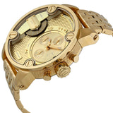 Diesel Mr Daddy 2.0 Chronograph Gold Dial Gold Steel Strap Watch For Men - DZ7399