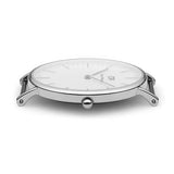 Daniel Wellington Classic Glasgow White Dial Two Tone NATO Strap Unisex Watch - DW00100047