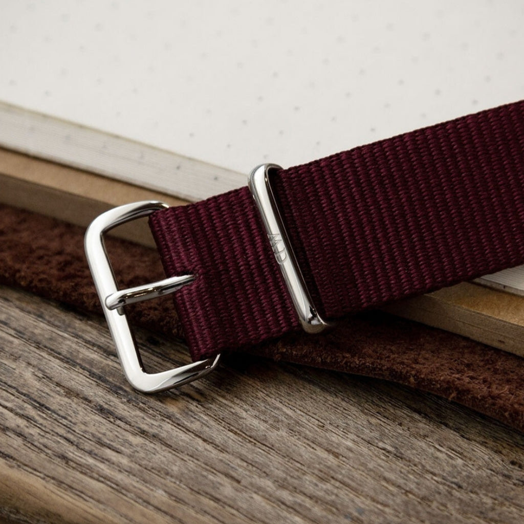 Daniel Wellington Classic Roselyn White Dial Red NATO Strap Watch For Women - DW00100268