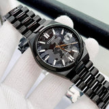 Citizen Tsuyosa Automatic Camouflage Black Dial Black Steel Strap Watch For Men - NJ0155-87E