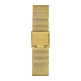 Guess Iconic Quartz Gold Dial Gold Mesh Bracelet Watch For Women - GW0527L2