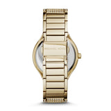 Michael Kors Kerry Crystals Gold Dial Gold Steel Strap Watch For Women - MK3360
