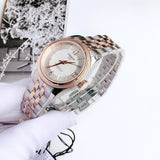 Tissot Ballade Powermatic 80 Mother of Pearl Silver Dial Two Tone Steel Strap Watch For Women - T108.208.22.117.00