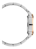 Daniel Wellington Iconic Link White Dial Two Tone Steel Strap Watch For Women - DW00100359