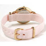 Daniel Wellington Petite Mother of Pearl Pink Dial Pink Nylon Strap Watch For Women - DW00100512