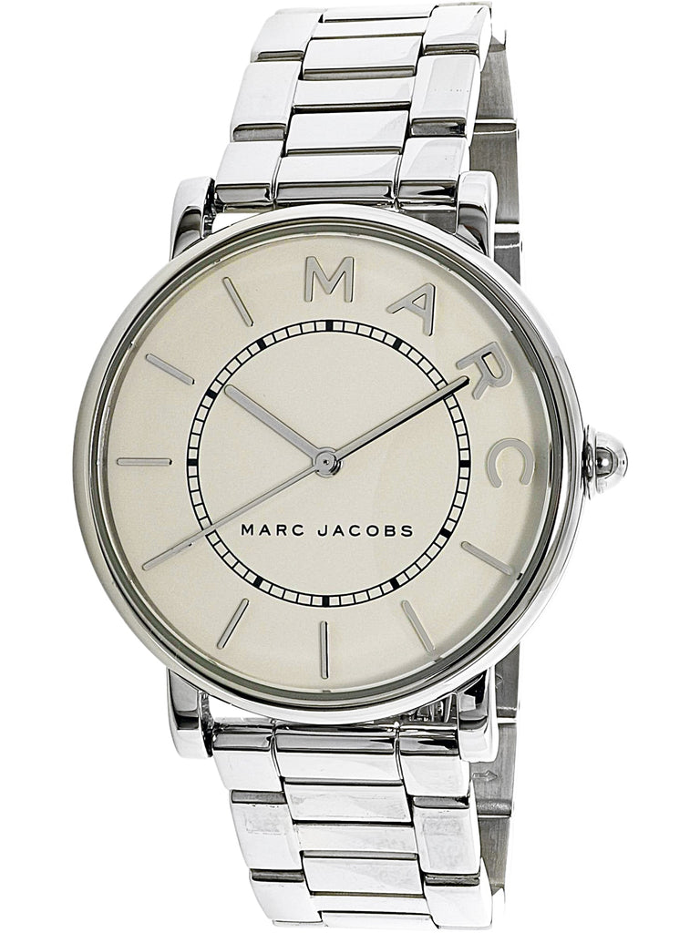 Marc Jacobs Roxy White Dial Silver Steel Strap Watch for Women - MJ3521