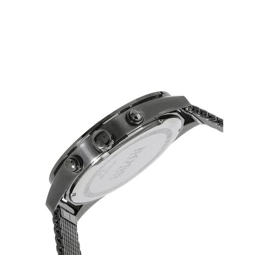 Hugo Boss Talent Gunmetal Dial Grey Mesh Bracelet Watch for Men - 1513637