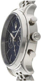 Maserati Epoca Chronograph Blue Dial Silver Steel Strap Watch For Men - R8873618024