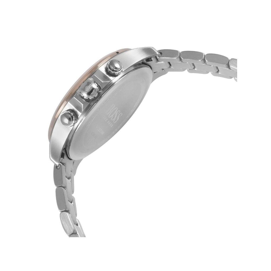 Hugo Boss Hera White Dial Two Tone Steel Strap Watch for Women - 1502564