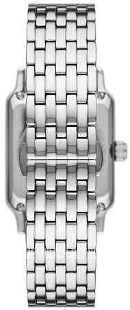 Emporio Armani Diego Automatic Black Dial Silver Steel Strap Watch For Men - AR60057