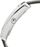 Emporio Armani Classic Black Dial Black Leather Strap Watch For Women - AR0144