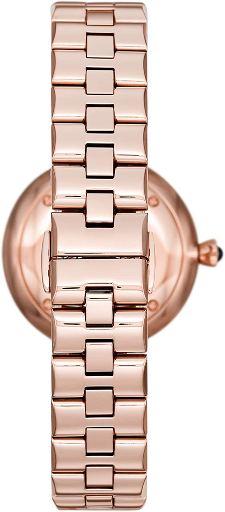 Emporio Armani Arianna Quartz Grey Dial Rose Gold Steel Strap Watch For Women - AR11220