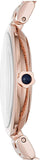 Emporio Armani Arianna Quartz Grey Dial Rose Gold Steel Strap Watch For Women - AR11220