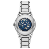 Emporio Armani Meccanico Automatic Silver Dial Silver Steel Strap Watch for Men - AR60006