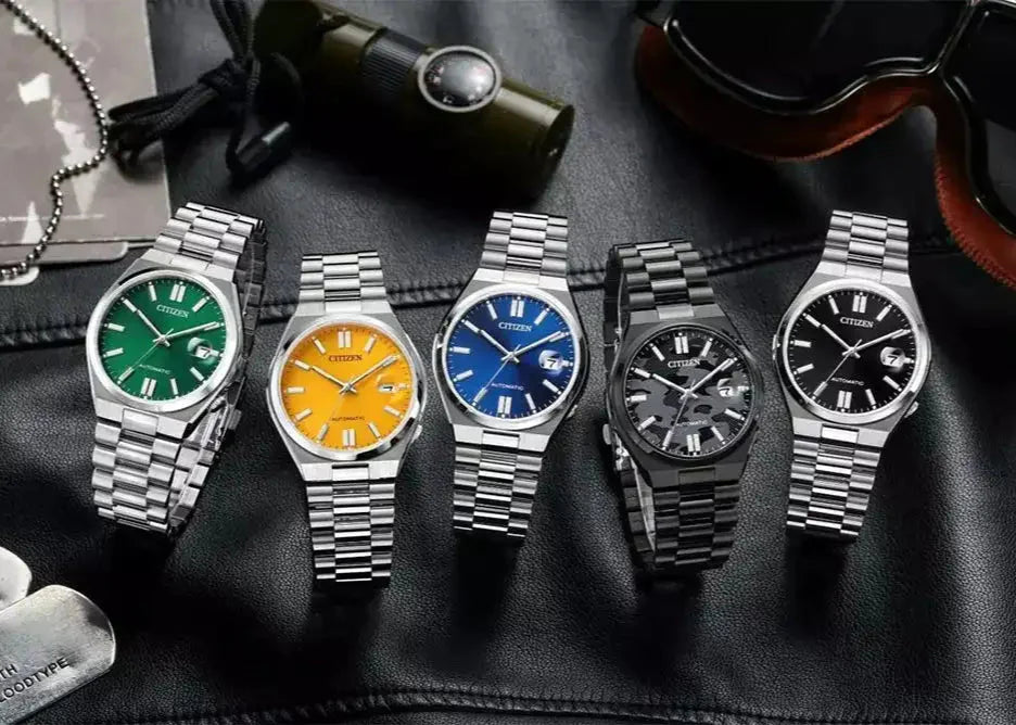 Citizen Tsuyosa Automatic Dark Blue Dial Silver Steel Strap Watch For Men - NJ0151-88L