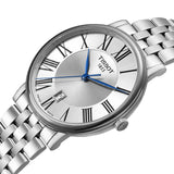 Tissot Carson Premium Silver Dial Silver Steel Strap Watch For Men - T122.410.11.033.00