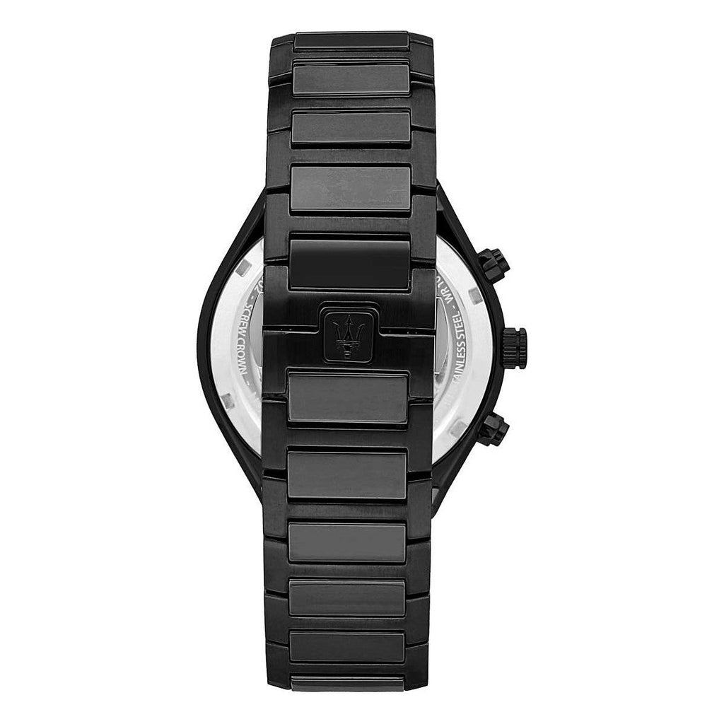 Maserati Successo Aqua Edition Black Dial Stainless Steel Strap Watch For Men - R8873644003