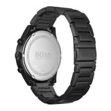 Hugo Boss Pioneer Black Dial Black Steel Strap Watch for Men - 1513714