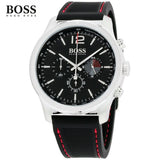Hugo Boss Professional Black Dial Black Silicone Strap Watch for Men - 1513525