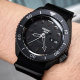Seiko 5 Sports Automatic Black Dial Black NATO Strap Watch For Men - SRPD79K1