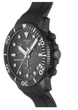 Tissot Seastar 1000 Chronograph Black Dial Black Rubber Strap Watch For Men - T120.417.37.051.02