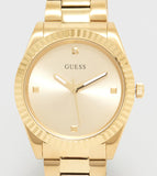 Guess Connoisseur Analog Gold Dial Gold Steel Strap Watch For Men - GW0542G2