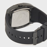 Guess Legend Analog Black Dial Black Rubber Strap Watch For Men - GW0648G1