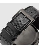 Gucci G Timeless Chronograph Black Dial Black Leather Strap Watch For Men - YA126244