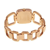 Gucci G Ladies Diamonds Black Dial Rose Gold Steel Strap Watch For Women - YA125512