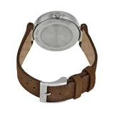 Gucci Interlocking G Brown Dial Brown Leather Strap Watch For Women - YA133319