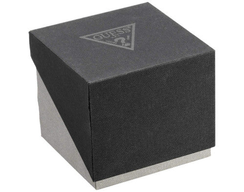 Guess Axle Multifunction Black Dial Silver Steel Strap Watch For Men - GW0488G1