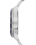 Guess Axle Multifunction Black Dial Silver Steel Strap Watch For Men - GW0488G1