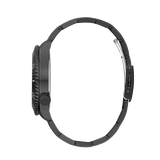 Guess Axel Multifunction Black Dial Black Steel Strap Watch For Men - GW0488G3