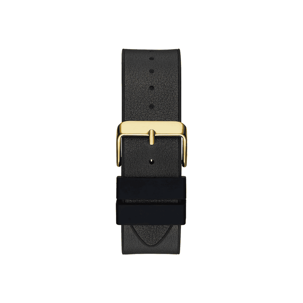 Guess Legend Black Dial Black Rubber Strap Watch For Men - GW0500G1
