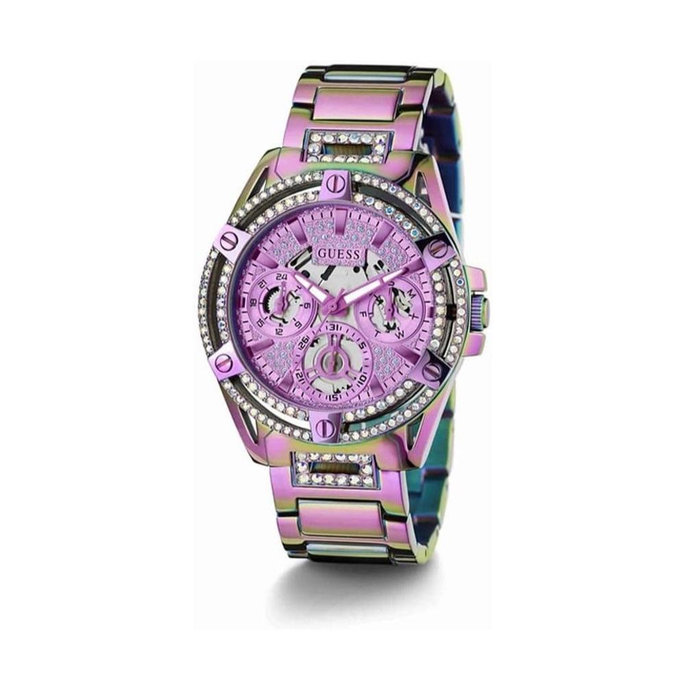 Guess Queen Multicolor Dial Multicolor Steel Strap Watch For Women - GW0464L4
