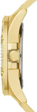 Guess Queen Quartz Gold Dial Gold Steel Strap Watch For Women - GW0464L2
