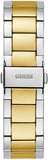 Guess Sunray Multifunction Silver Dial Two Tone Steel Strap Watch for Women - GW0616L2