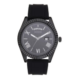 Guess Connoisseur Black Dial Black Silicone Strap Watch For Men - GW0335G1