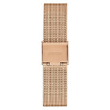 Guess Fame Diamonds Rose Gold Dial Rose Gold Mesh Bracelet Watch for Women - GW0508L3