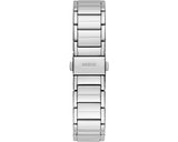 Guess Fusion Chronograph Crystals Silver Dial Silver Steel Strap Watch For Women - GW0552L1