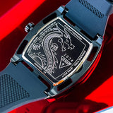 Guess Legend Analog Black Dial Black Rubber Strap Watch For Men - GW0648G1