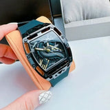 Guess Legend Analog Black Dial Black Rubber Strap Watch For Men - GW0648G1