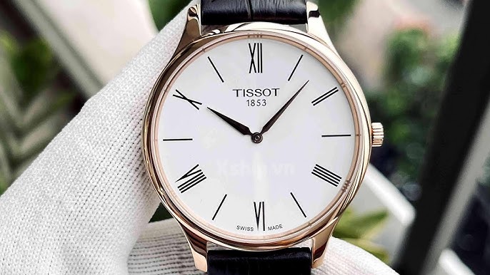 Tissot Tradition 5.5 White Dial Brown Leather Strap Watch for Men - T063.409.36.018.00