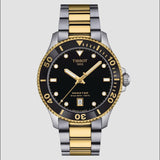 Tissot Seastar 1000 Black Dial Two Tone Steel Strap Watch For Men - T120.410.22.051.00